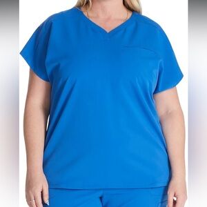 Cherokee V-Neck Women's Scrub Top with Dolman Sleeves